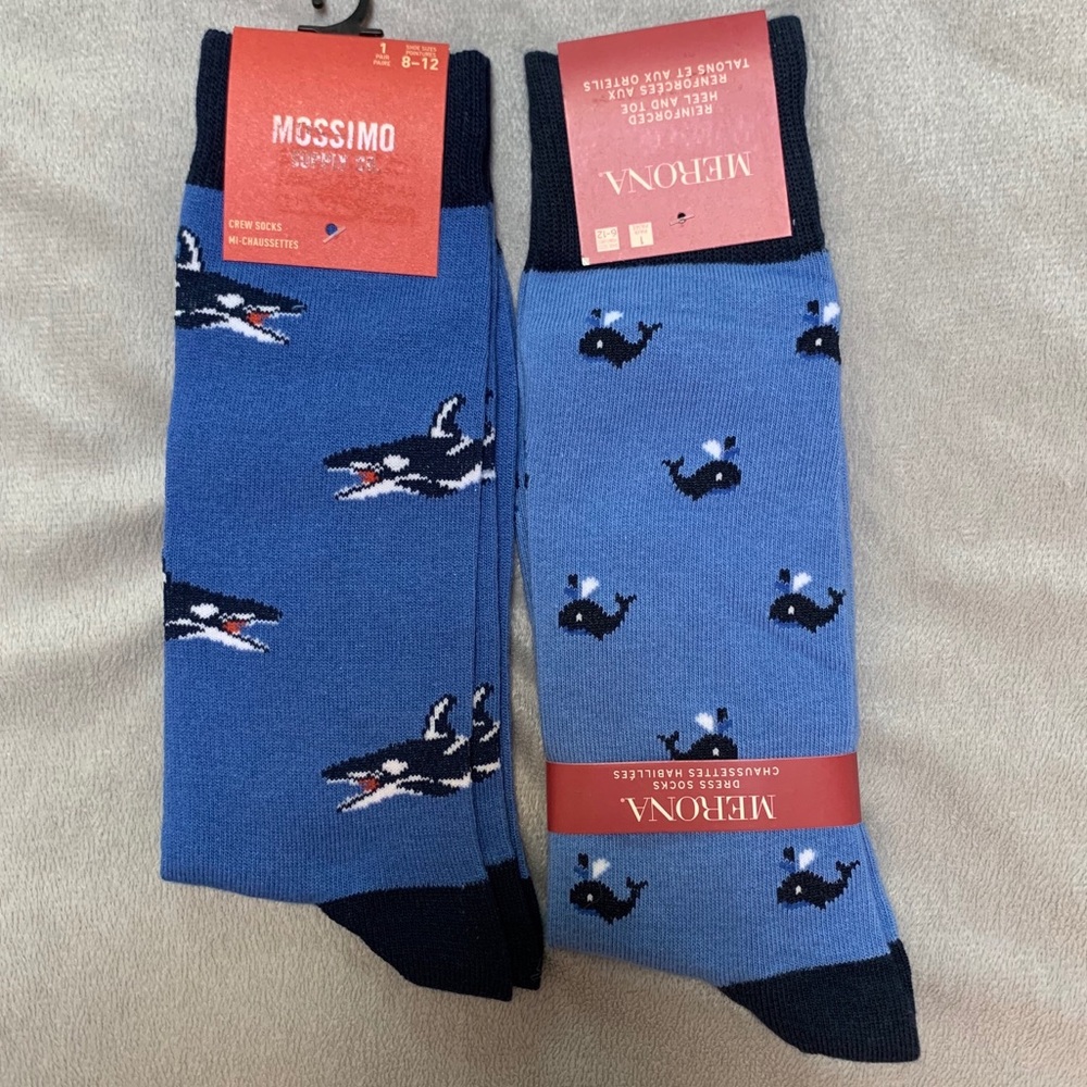 2/$20 🌞 Whale Socks (Men’s)